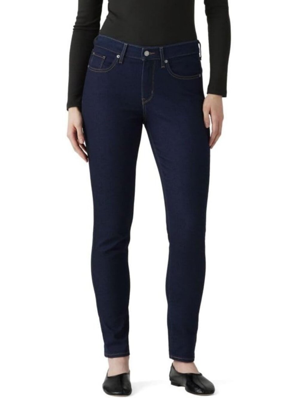 Classic Women's Skinny Jeans - High Waist, Stretch Fit, Versatile Denim Pants